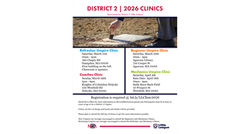 Important Dates - Umpire